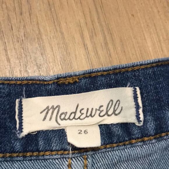 Madewell high rise cutoff denim shorts size 26 - Picture 3 of 9